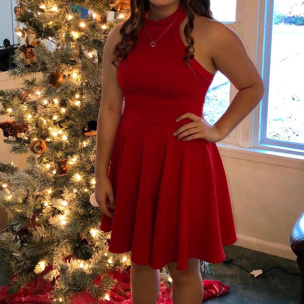 B. Darlin dress. Size 9/10. Bright Red